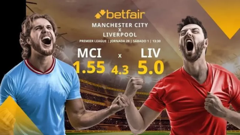Manchester City vs. Liverpool FC: lineups, schedule, TV, statistics and forecasts